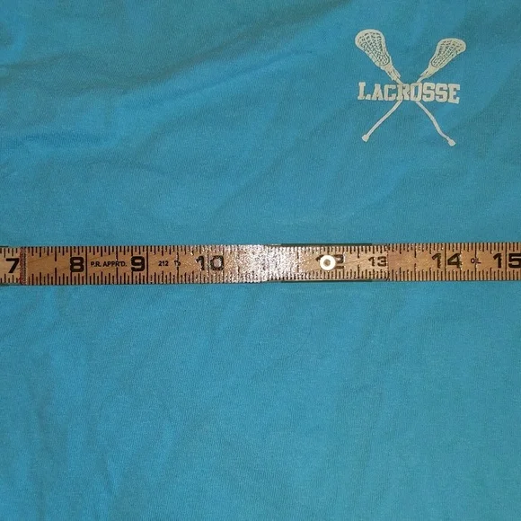 Comfort Colors Women's Size M 100% Cotton Lacrosse Long Sleeve Lightweight Shirt - Picture 7 of 10